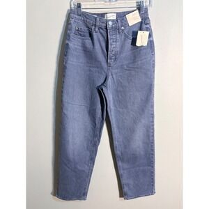 Universal Thread Highest Rise‎ Straight Jeans Blue Button Fly 6R NWT